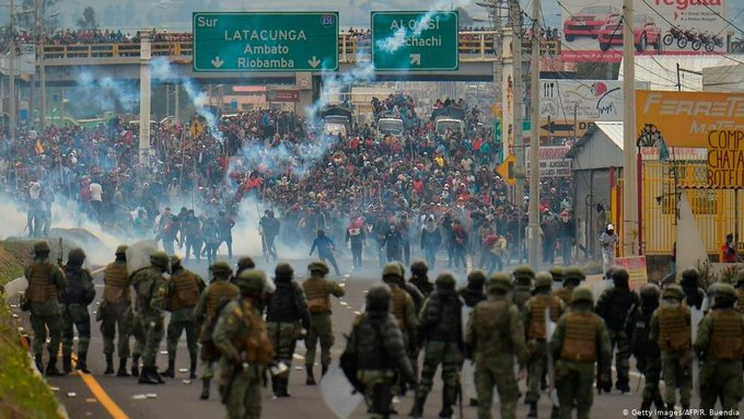 Protestas Ecuador