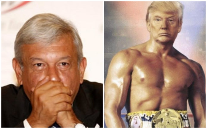 Trump tuitea una foto suya a lo Rocky Balboa