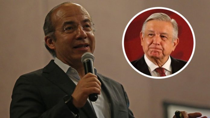 Calderón en contra e AMLO