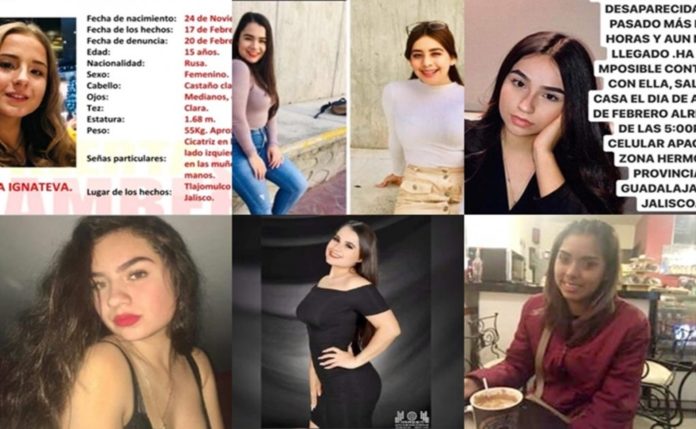 Reportan la desaparición de seis mujeres jóvenes en Jalisco