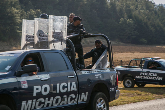 Policía michoacana