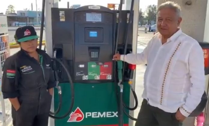Cumplió Andrés Manuel en no aumentar precios de las gasolinas?