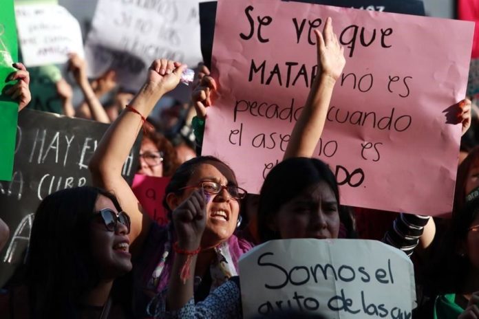 Alto a los feminicidios