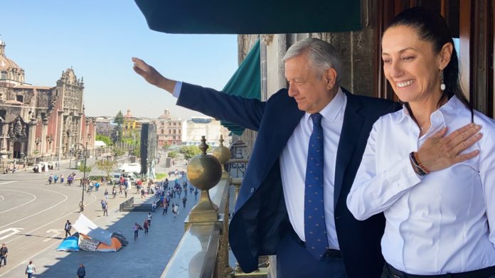 Sheinbaum se reúne con AMLO y descarta diferencias por medidas contra coronavirus