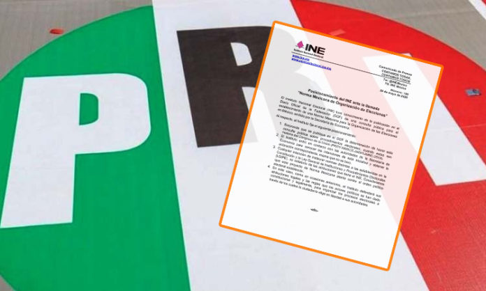 El PRI apoya al INE