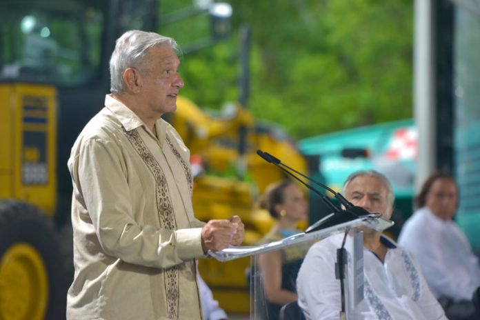 AMLO da banderazo a tramo de Tren Maya AMLO da banderazo a tramo de Tren Maya
