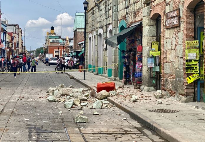 Ya suman 10 mil viviendas afectadas en Oaxaca tras sismo