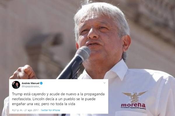AMLO tuit vs Trump
