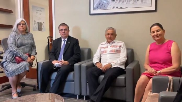 AMLO viene de regreso a México