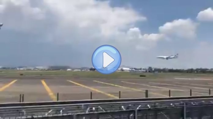 LLEGA EL AVIÓN PRESIDENCIAL