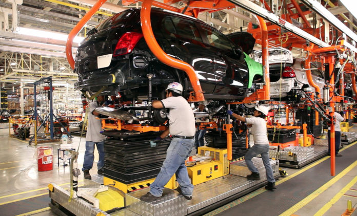 Producción industrial México