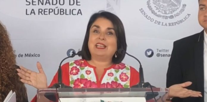 Senadora de Morena niega haber agredido su compañera del PAN