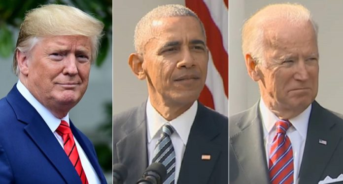 Trump se siente espiado por Obama y Biden Trump se siente espiado por Obama y Biden