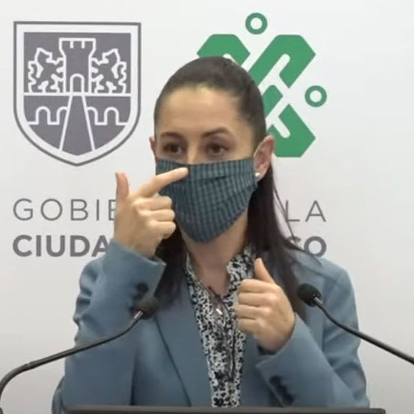 Sheinbaum asegura que uso de cubrebocas redujo contagios de COVID-19 en CDMX