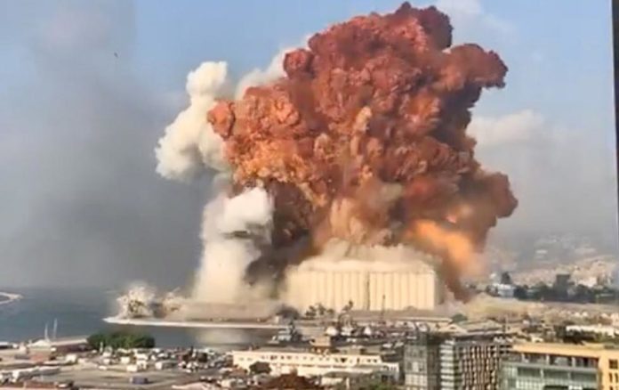 VIDEO: Muestran “el antes y después” de la zona de explosión en Beirut