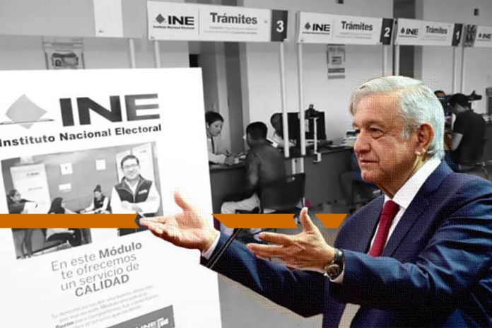 AMLO y el INE