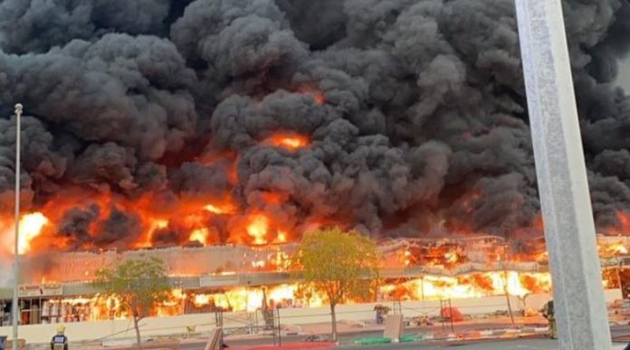 Incendio Emiratos Árabes