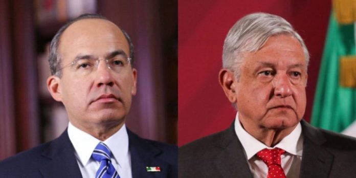 AMLO Calderón AMLO y Calderón