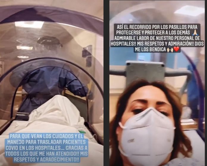 Andrea hospitalizada