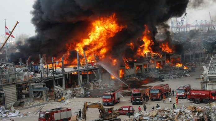 Incendio Beirut
