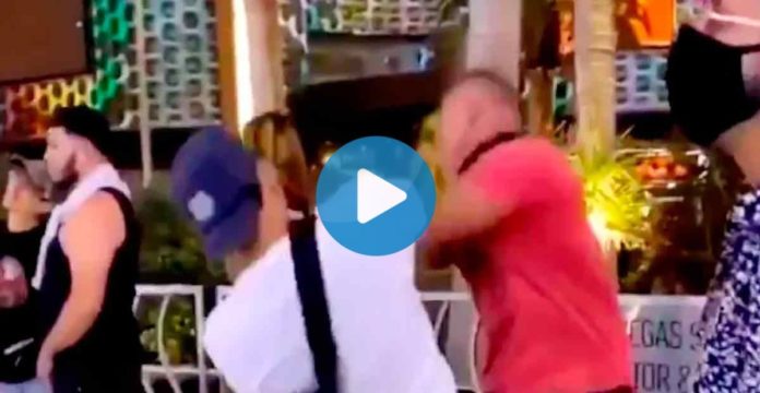 VIDEO: Supremacista blanco llama “sucios” a mexicanos y termina golpeado