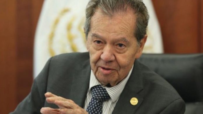 Muñoz Ledo Muñoz Ledo deseó pronta recuperación a Delgado