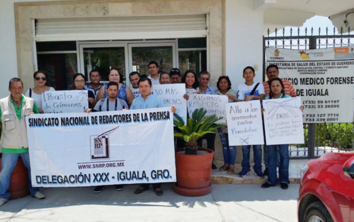 Periodistas de Iguala denuncian que grupos criminales los han amenazado de muerte