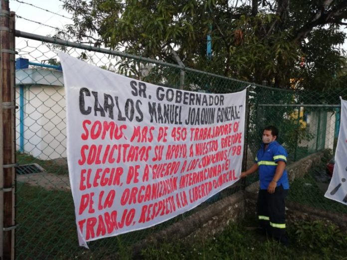 Trabajadores de agua y recolectores de basura inician paro de labores en Cancún