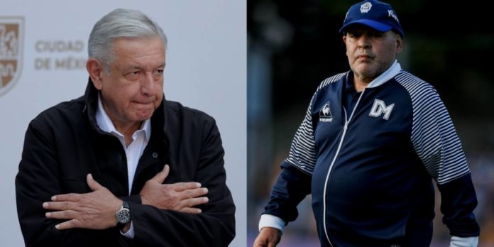 AMLO y el mensaje a Maradona AMLO y el mensaje a Maradona