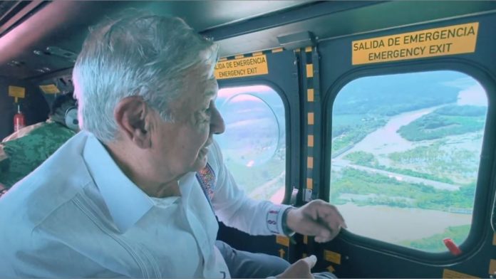 AMLO y las inundaciones en Tabasco AMLO y las inundaciones en Tabasco