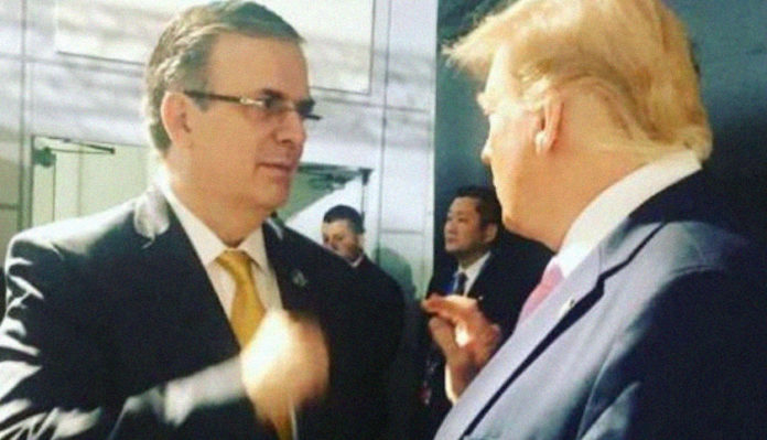 Ebrard y Trump