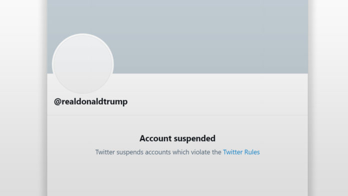 Twitter suspende permanentemente cuenta de Trump por “incitación a la violencia”