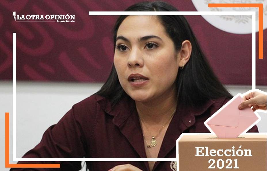 Indira Vizcaíno candidata de Morena en Colima