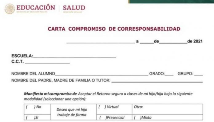 AMLO se deslinda de Carta Responsiva de la SEP: “No es obligatoria”