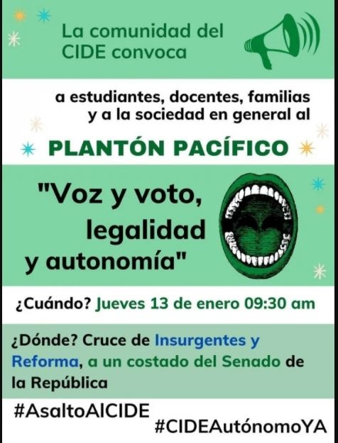 Convocan a paro en Senado
