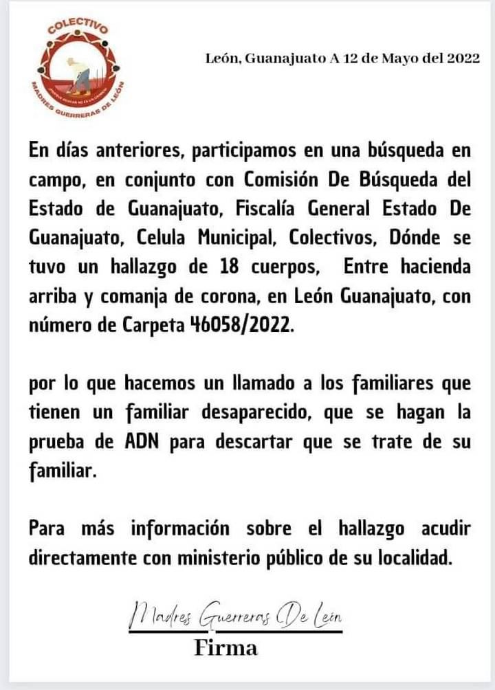 Localizan cuerpos en León